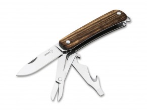 obrázek Zavírací nůž - Mini Tech Tool Zebrawood 4 - 01BO879