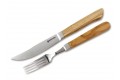 Steakový nůž - příbor - Steakbesteck Olive - 03AP008