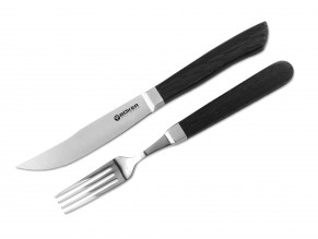 obrázek Steakový nůž - příbor - Steakbesteck Mooreiche - 03AP009