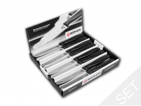 obrázek Set nožů - Brötchenmesser Schwarz Display 72 Stück - 03BO324